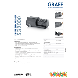 Graef Knivsliber, Sort - SG2000EU