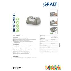 Graef Knivsliber - SG820EU - 20°