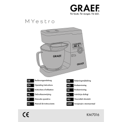 Graef Køkkenmaskine - KM7016EU grå 7 L 800 Watt