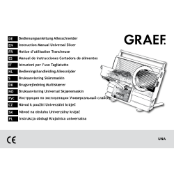 Graef Slicer UNA92 - bølget klinge, transportabel