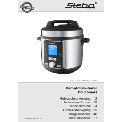 Steba Elektrisk trykkoger, 0,1-0,8 bar, 6 L