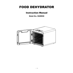 RAW Dehydrator, 8 hylder