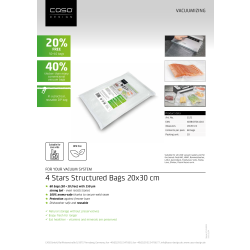 Caso Folieposer 20x30cm, 50 + 10 Stk. - 150 my