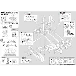 Buzzrack cykelholder buzzracer-3, til 3 cykler