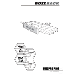 Buzzrack bagageplatform - buzzpro p10s