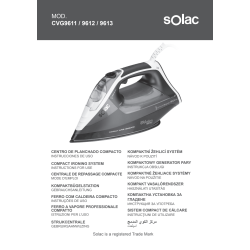 SOLAC Dampstrygejern CVG9611 Auto Evolution Sensor