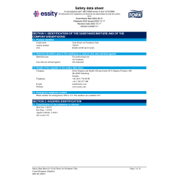 Saftey data sheet 