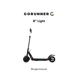 GoRunner El-Løbehjul 8´´ Light