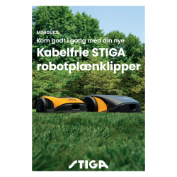 STIGA kabelfri robotplæneklipper, 900 kvm
