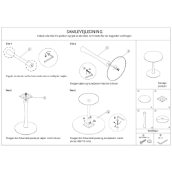 Samlevejledning - bord