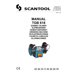 Scantool TGB618 Hobby bænkslibemaskine