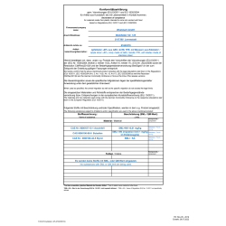 Declaration of Compliance 