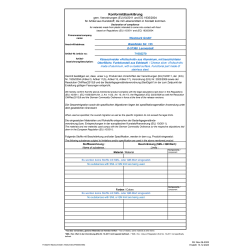 Declaration of Compliance 