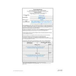 Declaration of Compliance 