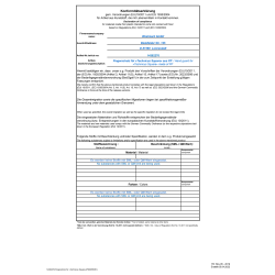 Declaration of Compliance 