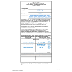 Declaration of Compliance 