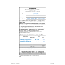 Declaration of Compliance 