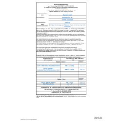 Declaration of Compliance 