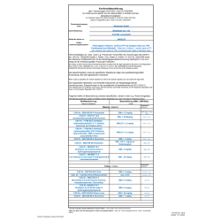 Declaration of Compliance 