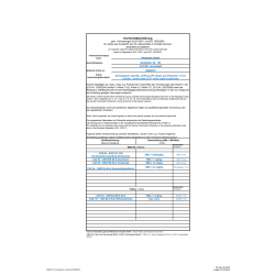 Declaration of Compliance 