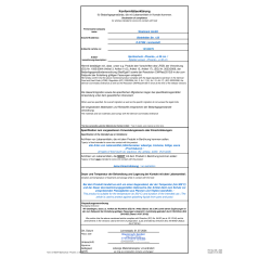 Declaration of Compliance 