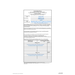 Declaration of Compliance 