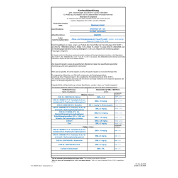 Declaration of Compliance 