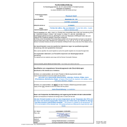 Declaration of Compliance 