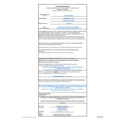 Declaration of Compliance 