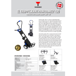 Ravendo el-trappesækkevogn Donkey Light 130
