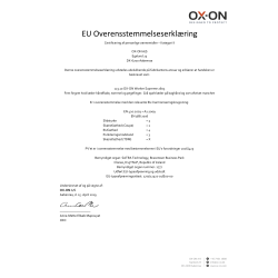 EU Overensstemmelseserklæring
