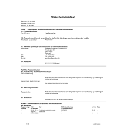 Sikkerhedsdatablad