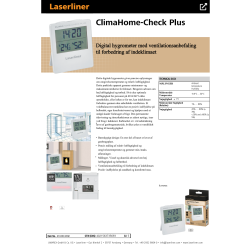 Laserliner ClimaHome-Check Plus hygrometer, hvid