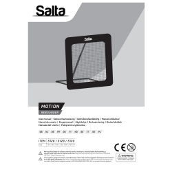 Salta Motion Rebounder 164x164 cm, Sort