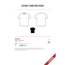 Engel Extend T-Shirt m/ stræk, Sort, Str. L
