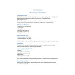 Teknisk Datablad