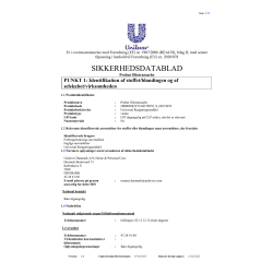 Sikkerhedsdatablad