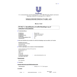 Sikkerhedsdatablad