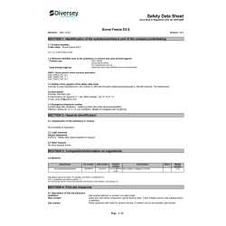 Saftey data sheet