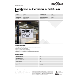 Produktdatablad