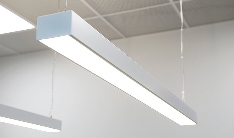 Frithængende rektangulære LED-lamper