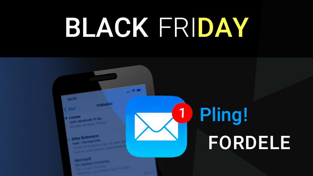 Black Friday tilbudsmail