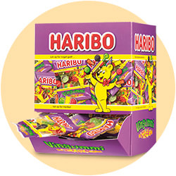 Haribo Click Mix Vingummi, 100 poser á 10 g
