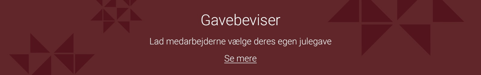 Kategoribanner der linker til Lomax' gavebevis koncept