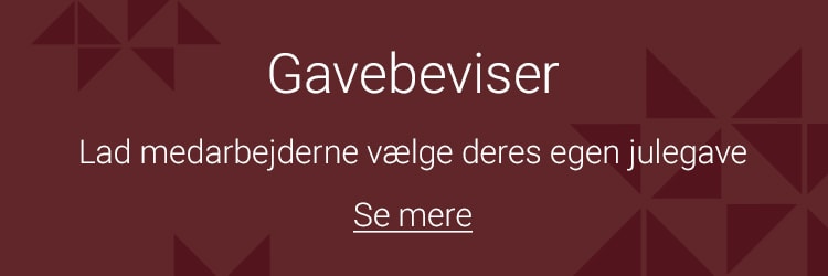 Søgebanner der linker til Lomax' gavebevis koncept