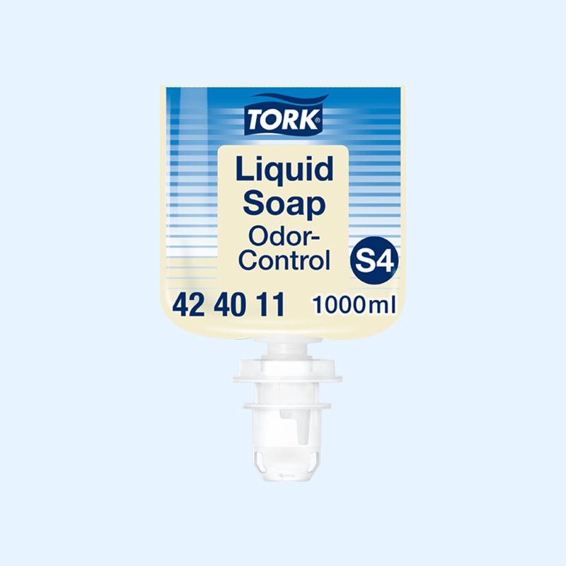 Tork S4 Sæbe | Odor-Control | Uparfumeret | 1 L