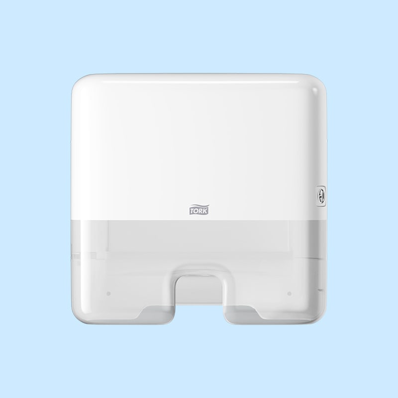 Tork H2 Xpress Mini Dispenser Håndklædeark, Hvid