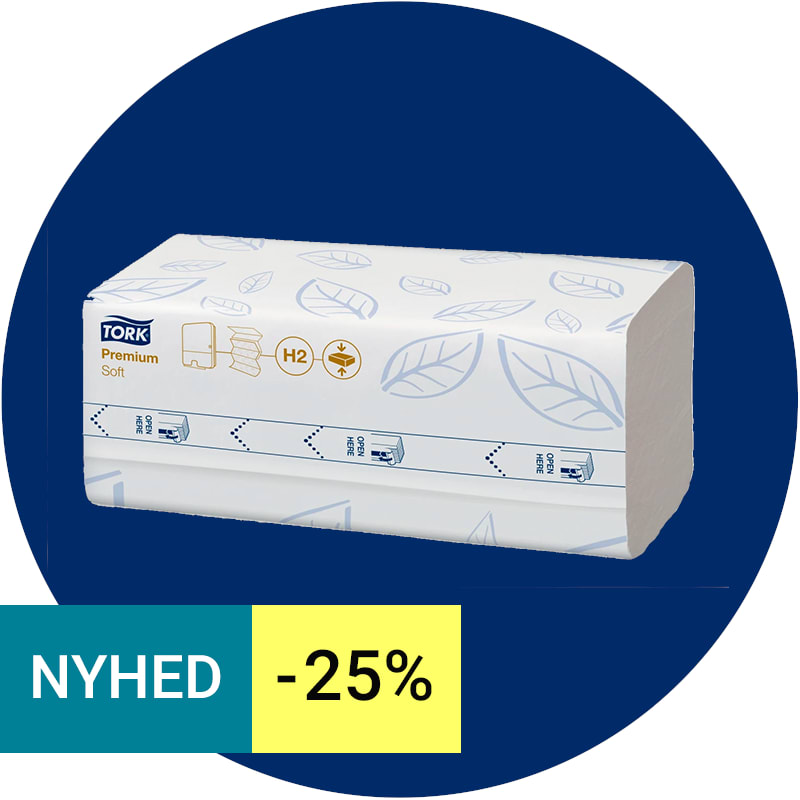 Tork H2 Compressed Prem. Håndklædeark Z-Fold 12 pk