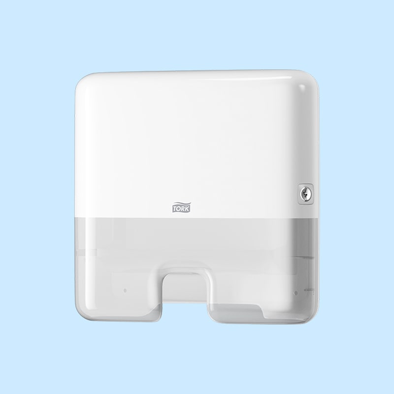Tork H2 Xpress Mini Dispenser Håndklædeark, Hvid