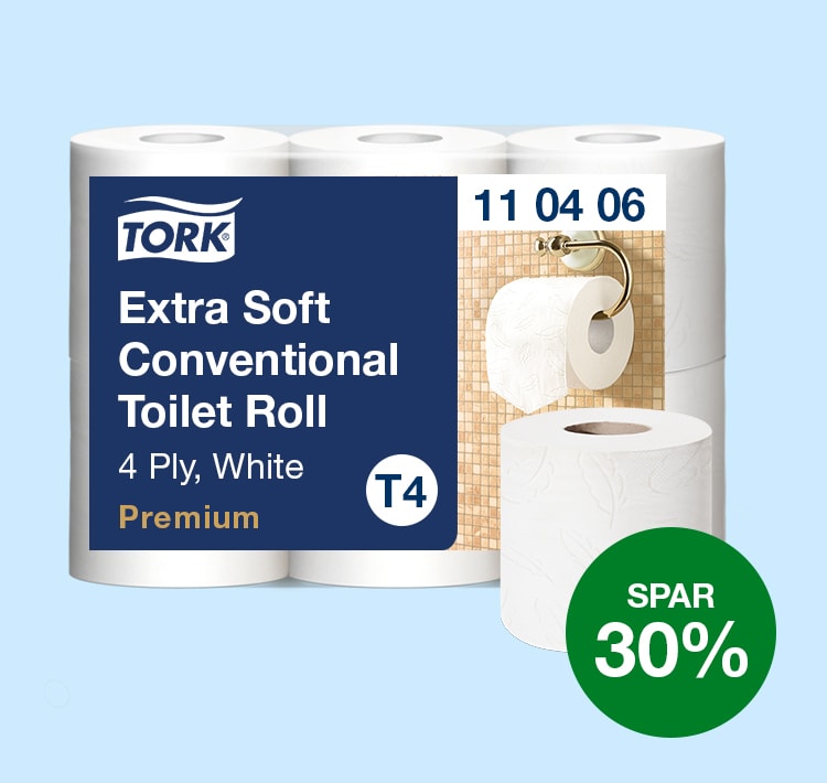 Tork T4 Premium Toiletpapir, 4-lag, 42 rl